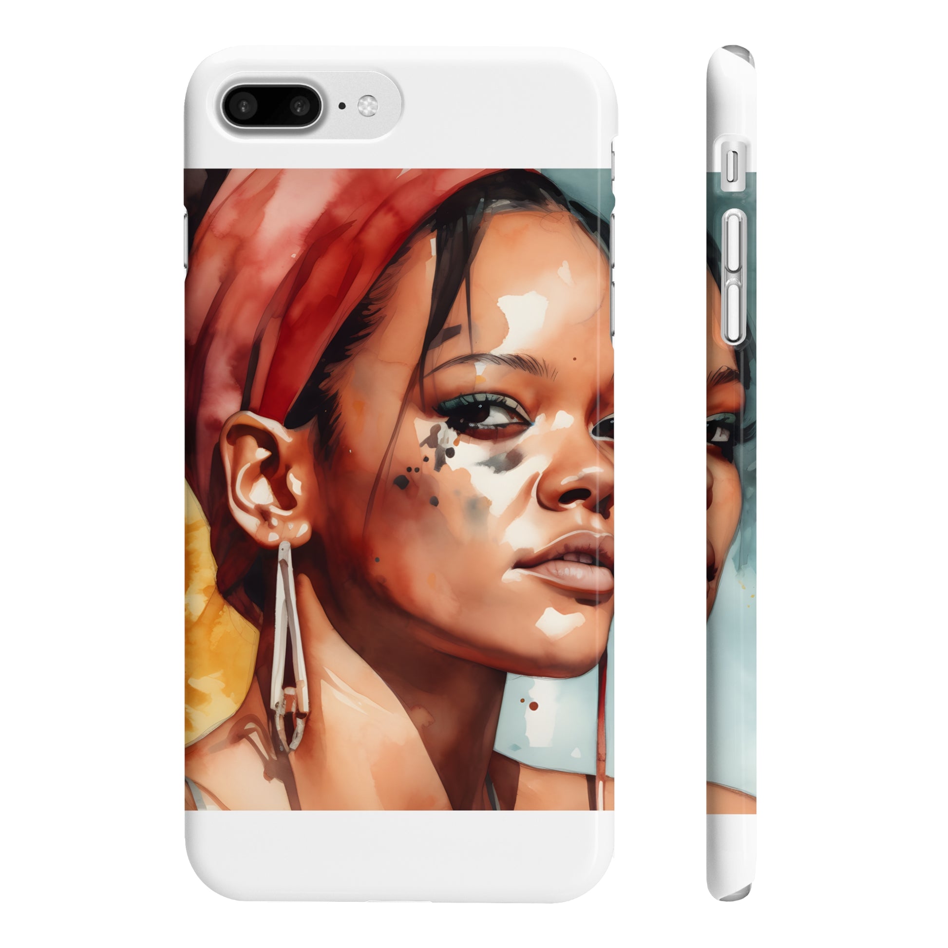 Rihanna Phone Case - Watercolor Music & Style Icon Phone Case