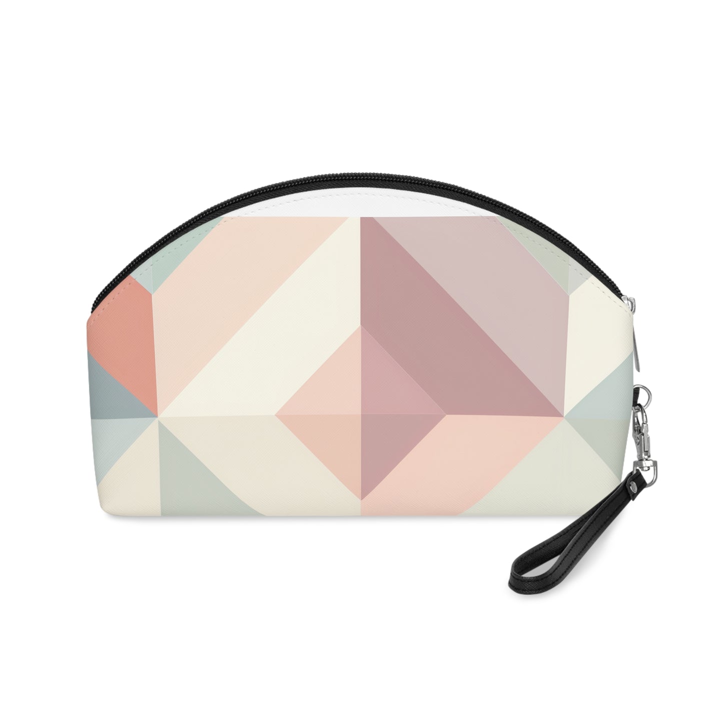 Chic Pastel Geometrics Makeup Bag