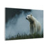 Spirit Bear Emerging from Cloud Mist — Canvas Wall Art — Product Detail View 6