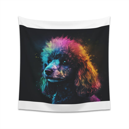 "Chic Poodle Tapestry - High-Quality, Stylish, Perfect for All Seasons | BenCPrints"