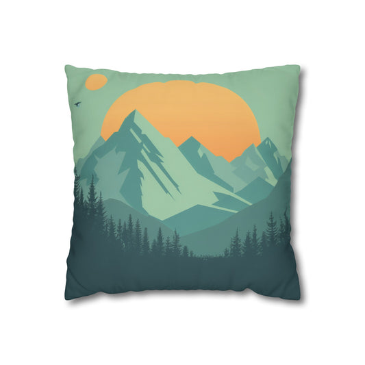 Peaks of Serenity Pillowcase | Pillow Cases | All Over Print, AOP, Bed, Bedding, Home & Living, Indoor, Pillow Case, Pillow Covers, Pillows & Covers, Sublimation | Prints with Passion