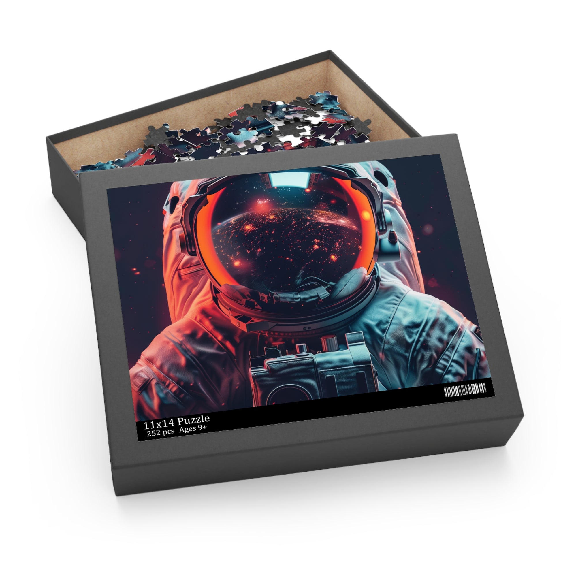 "Challenging Galactic Explorer jigsaw puzzle with space astronaut image for space enthusiasts and puzzle lovers"