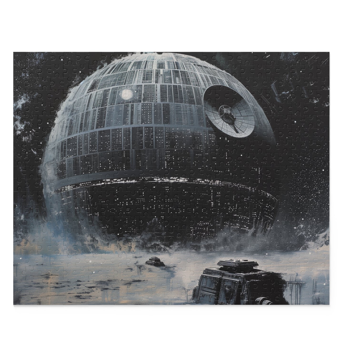 "Challenge your skills with Death Star Wars Puzzle, perfect for Star Wars fans and puzzle lovers"