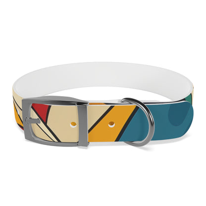 Retro Waves Dog Collar: Vibrant & Stylish