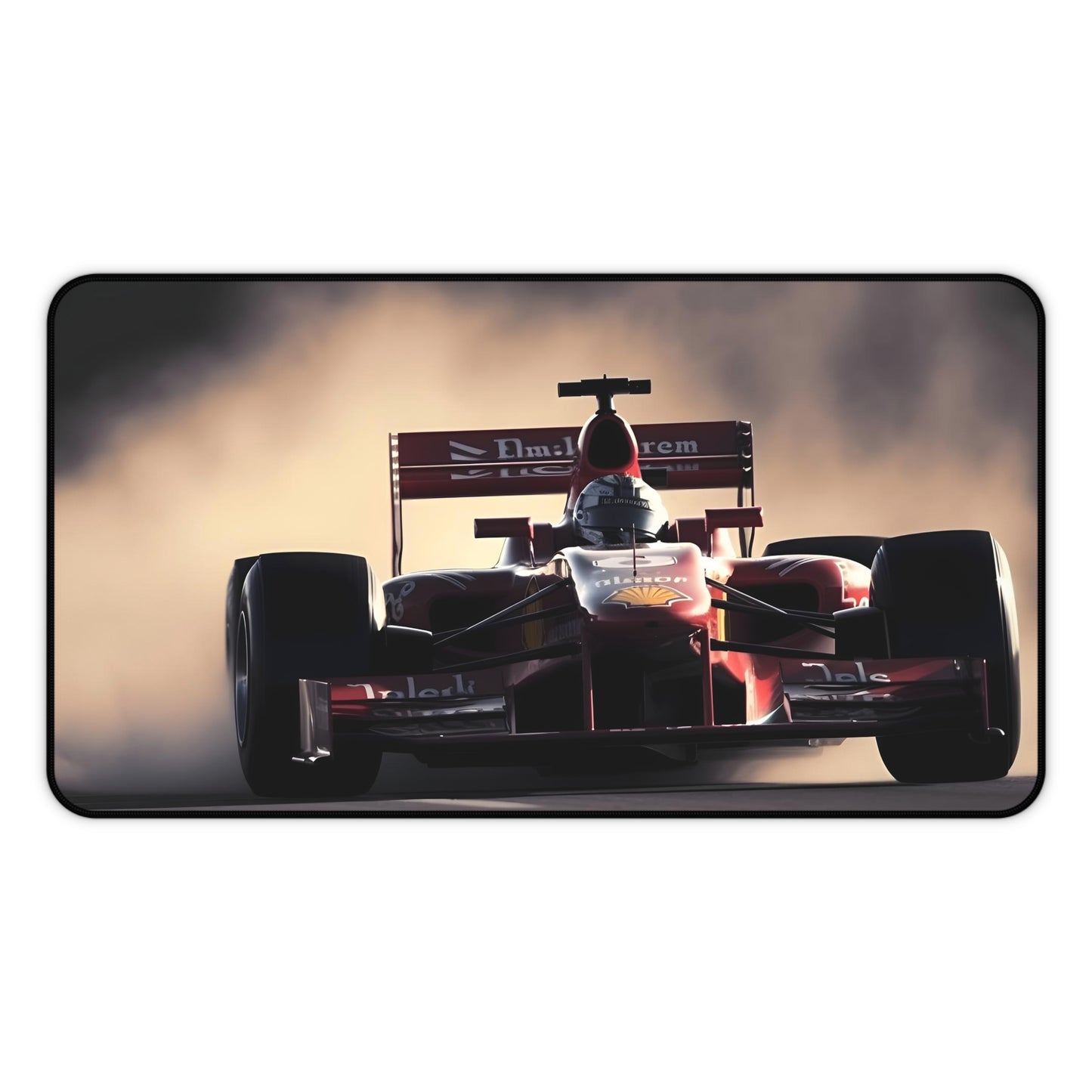 Speed up your desk setup with F1 racing desk mat for motorsport enthusiasts & gamers