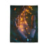 Cyborg Hand Holding Fireflies — Plush Fleece Throw Blanket — Product Detail View 10