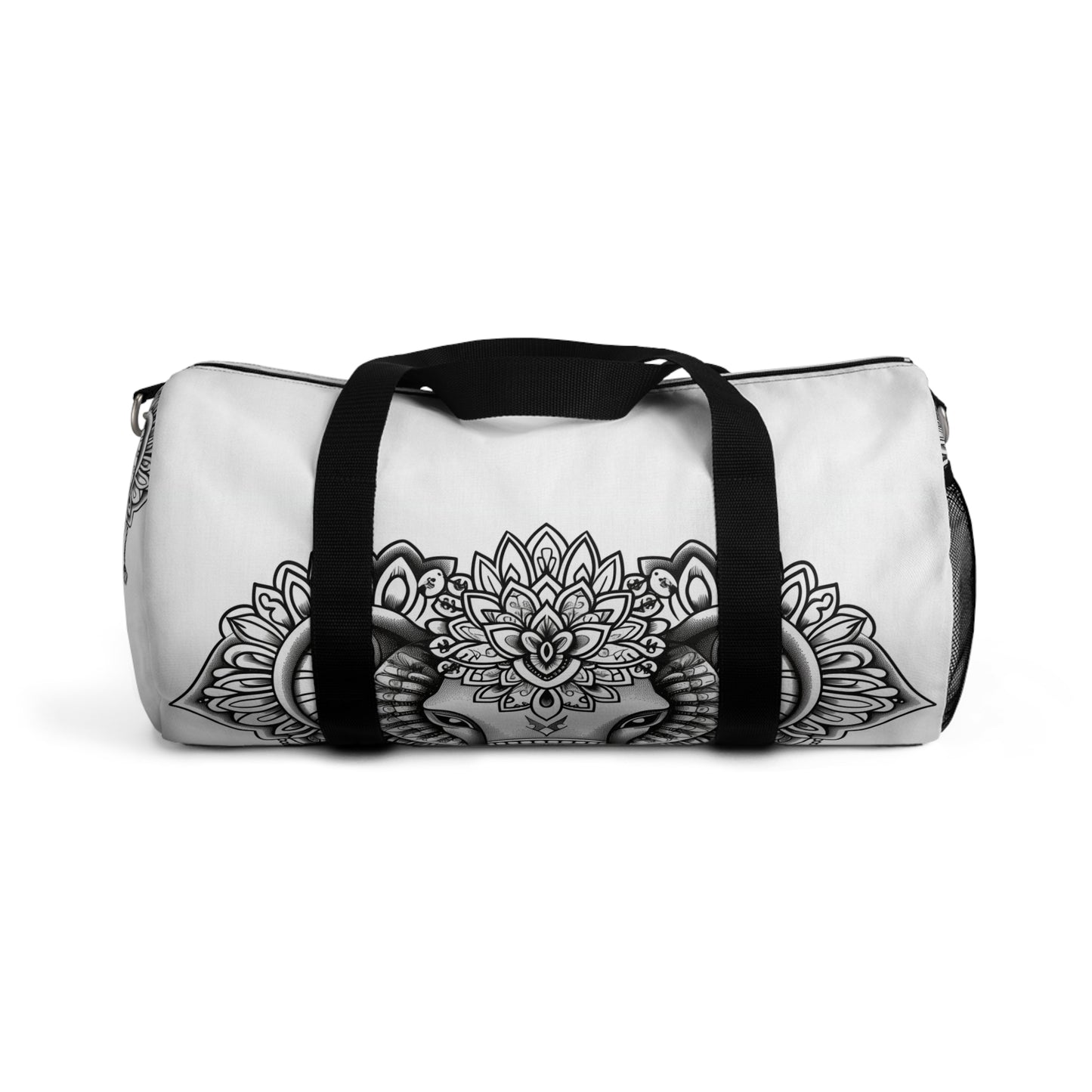 Ornate Mandala Elephant Duffel Bag