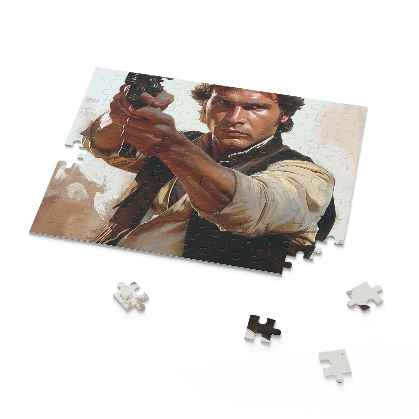 Han Solo Star Wars jigsaw puzzle - piece together your own galactic adventure! Great for fans of all ages.