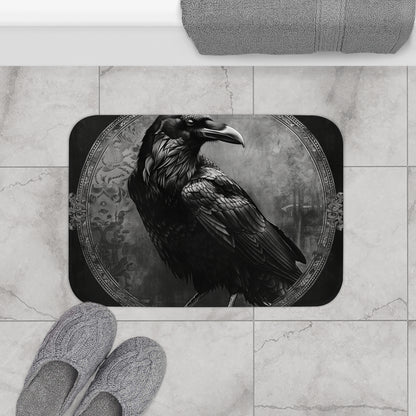 Gothic Raven Bath Mat | Bath Mats | Bath, Bathroom, Home & Living, Indoor, Sublimation | Prints with Passion