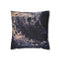 Black Hole Pulling in Stardust (Edition II) — 40×40 Cushion Cover — Front 40×40 cm Square Cushion View