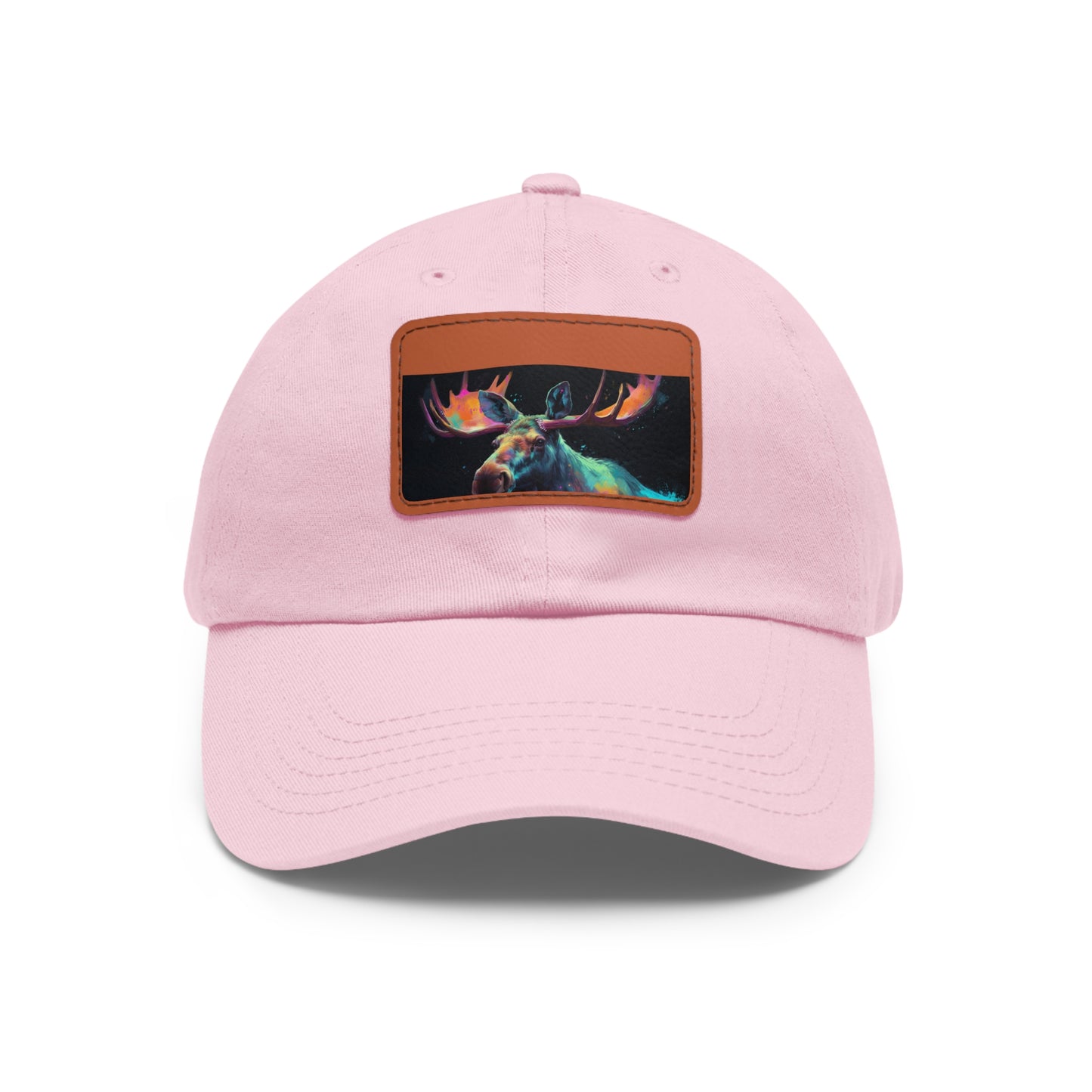 Wild and Beautiful Moose Watercolor Baseball Cap