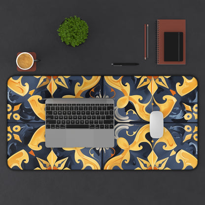 Artisan Tiles Desk Mat - Elevate your workspace with elegant tile-inspired design and sophistication.