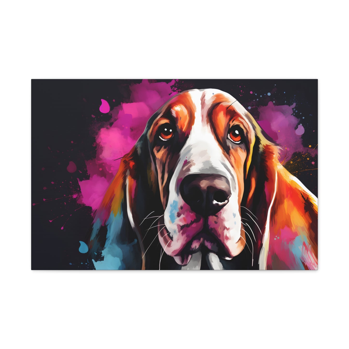 Cute Basset Hound Purse Canvas | Canvas | Art & Wall Decor, Canvas, Fall Picks, Hanging Hardware, Home & Living, Indoor, Top Spring Products, Valentine's Day promotion | Prints with Passion