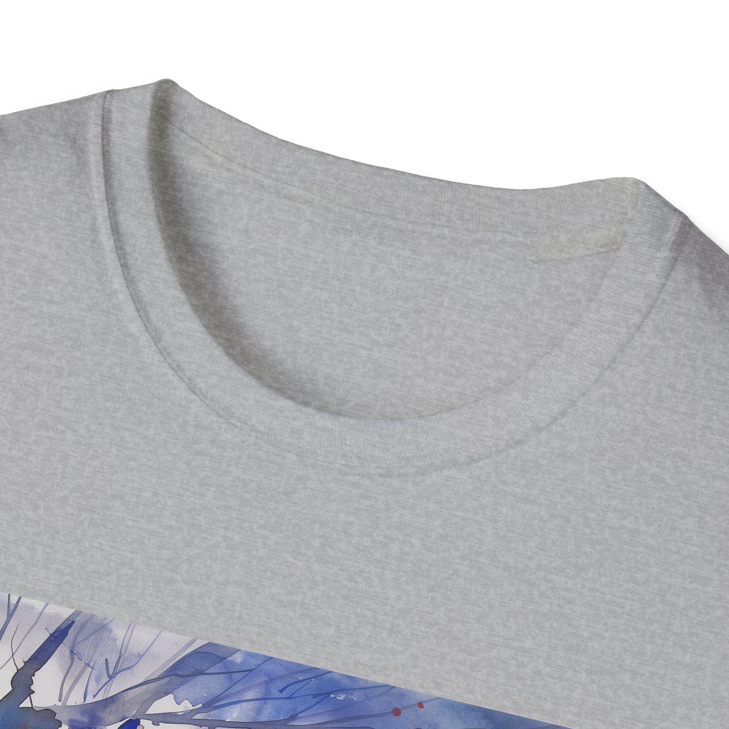 ## Parisian Icon in Watercolor: The Eiffel Tower T-shirt