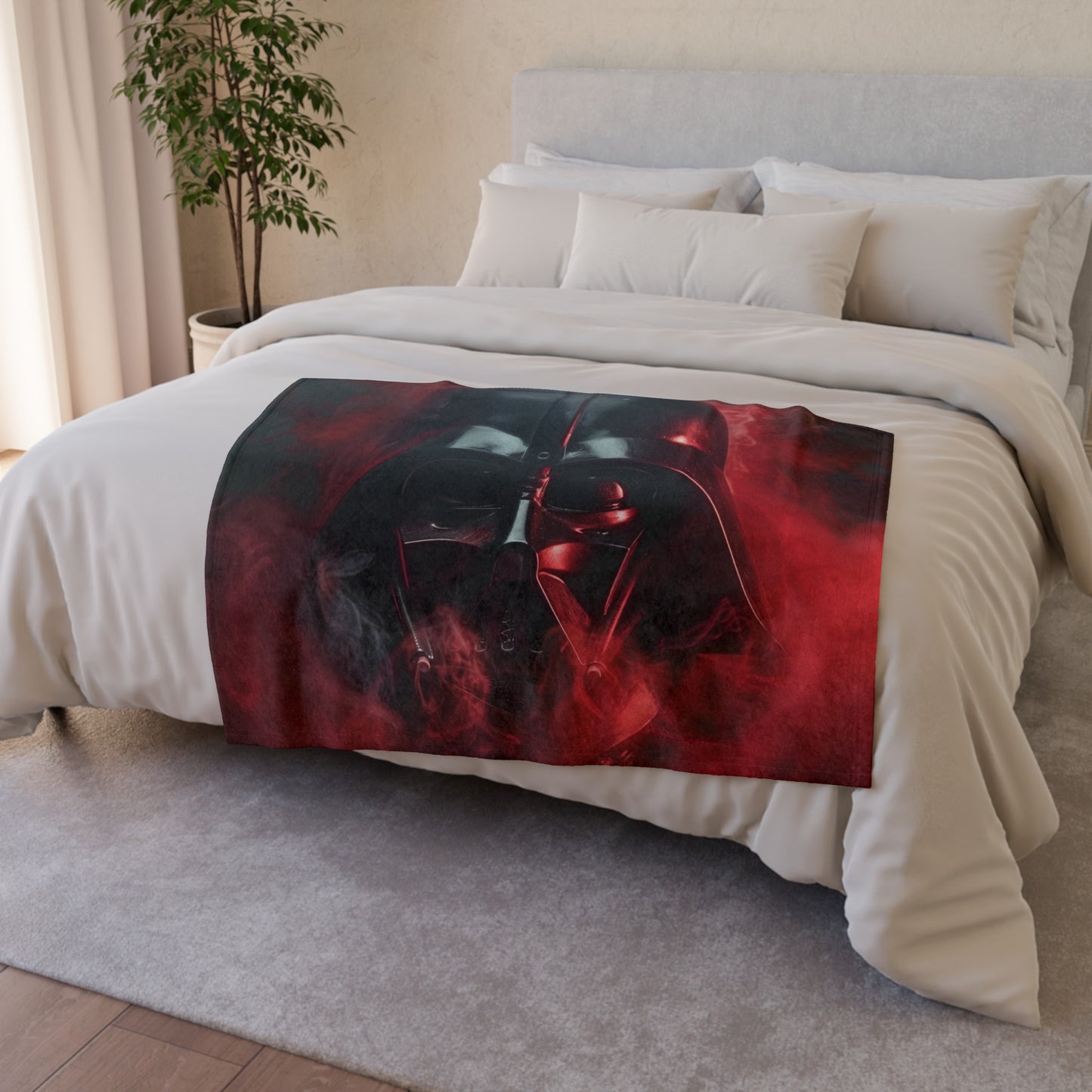 Embrace the Dark Side with our Darth Vader Lightsaber Power Blanket! Join the Sith Lord on the battlefield and feel the power of the Force surrounding you. This blanket is the ultimate tribute to the iconic Star Wars villain.