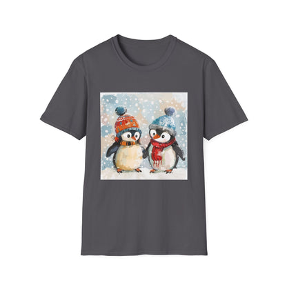 Waddle in Style: Penguins with Winter Flair