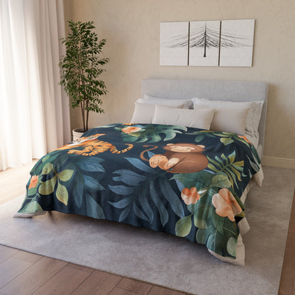 Explore the jungle with our Tiger Safari Jungle Book blanket