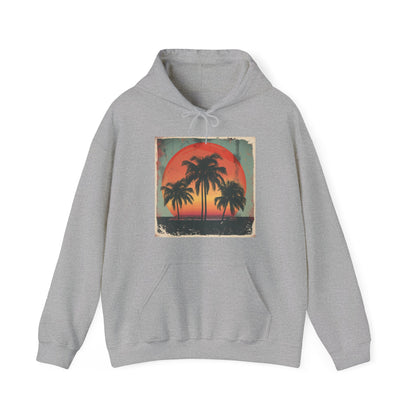 Vintage Surf Hoodie : Palm Paradise