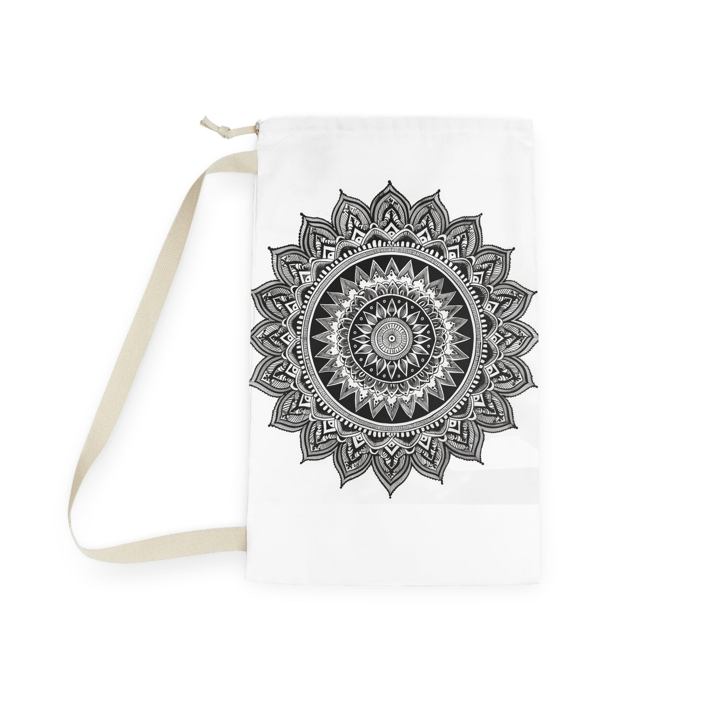 "Serene Zen Mandala Laundry Bag for Elevated Laundry Experience"