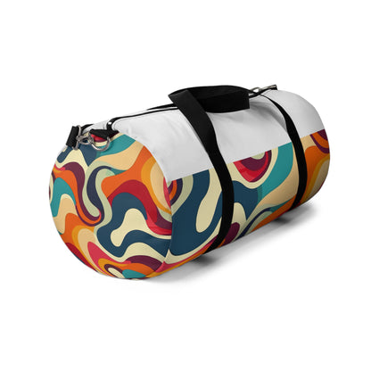 Retro Waves Duffel Bag | Duffle Bags | Accessories, All Over Print, AOP, Assembled in the USA, Assembled in USA, Bags, Duffle, Made in the USA, Made in USA | Prints with Passion