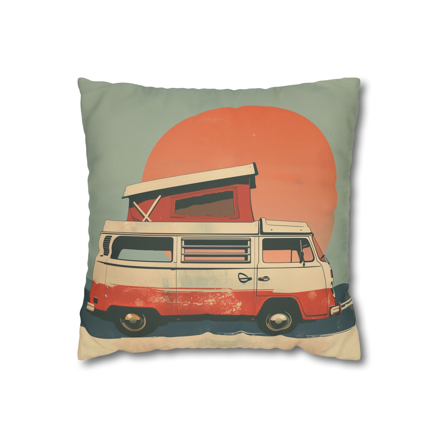 Sunset Camper Dreams Pillowcase | Pillow Cases | All Over Print, AOP, Bed, Bedding, Home & Living, Indoor, Pillow Case, Pillow Covers, Pillows & Covers, Sublimation | Prints with Passion