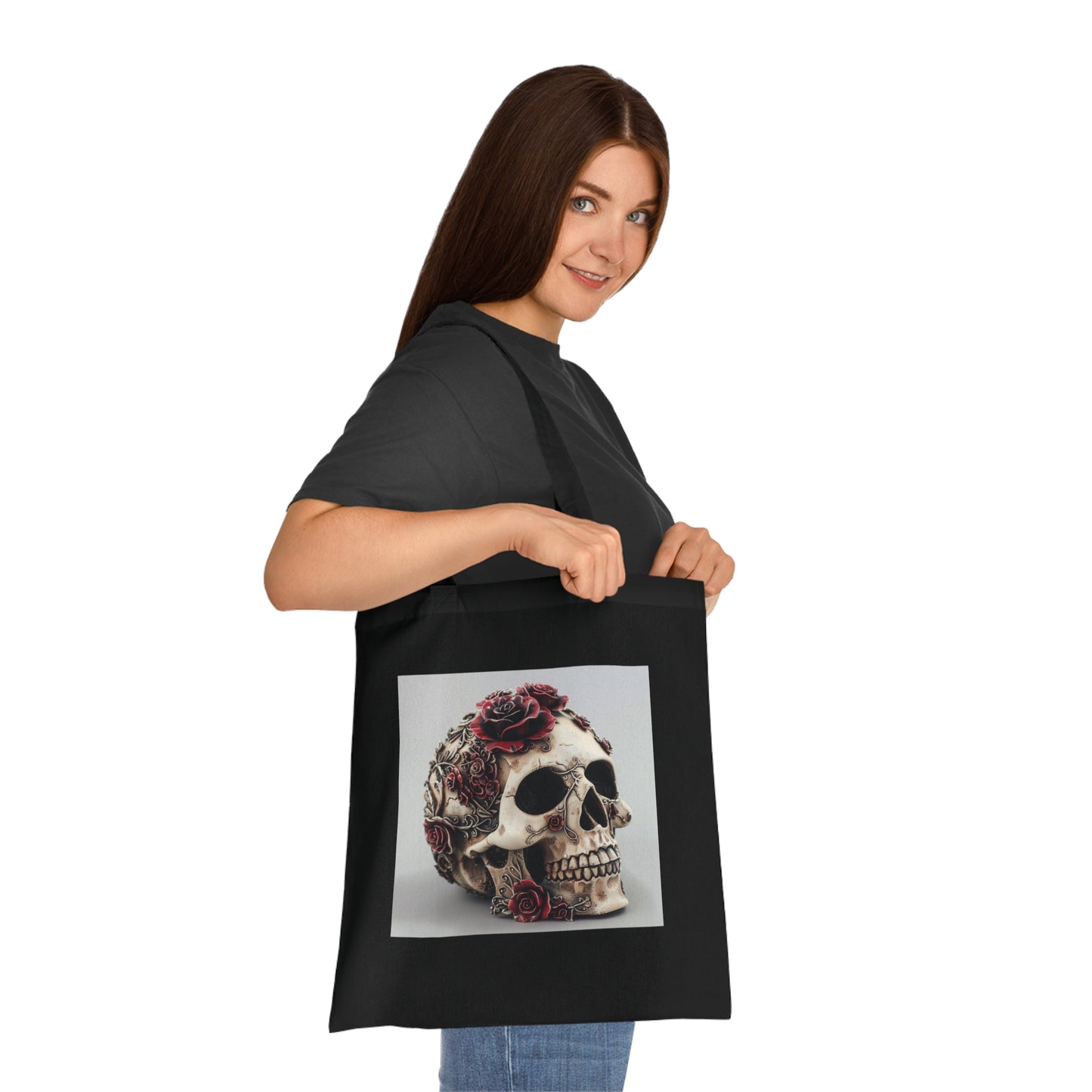 Gothic Bloom Tote Bag | Tote Bag | Accessories, Bags, Cotton, DTG, Totes | Prints with Passion