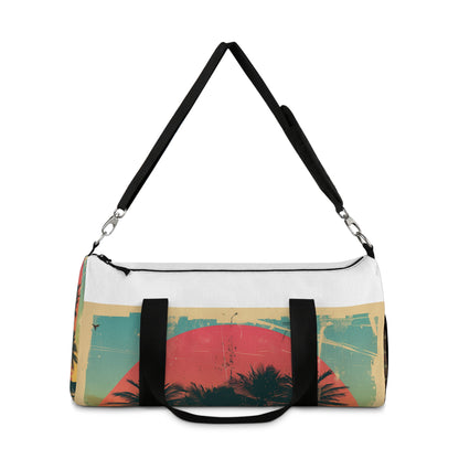 Retro Sunset Duffel Bag