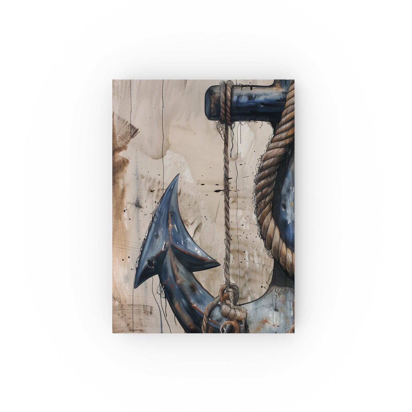 "Harbor Master Nautical Journal: Chart a course for self-discovery with this stylish anchor and rope design journal, perfect for all seasons. Makes a great gift!"