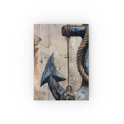 "Harbor Master Nautical Journal: Chart a course for self-discovery with this stylish anchor and rope design journal, perfect for all seasons. Makes a great gift!"