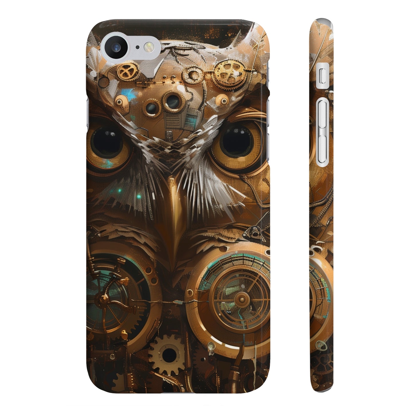 Steampunk Owl:Nocturnal Wonders Phone Case