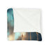 Mystical Wind Chimes Glowing in Night — Plush Fleece Throw Blanket — Product Detail View 5