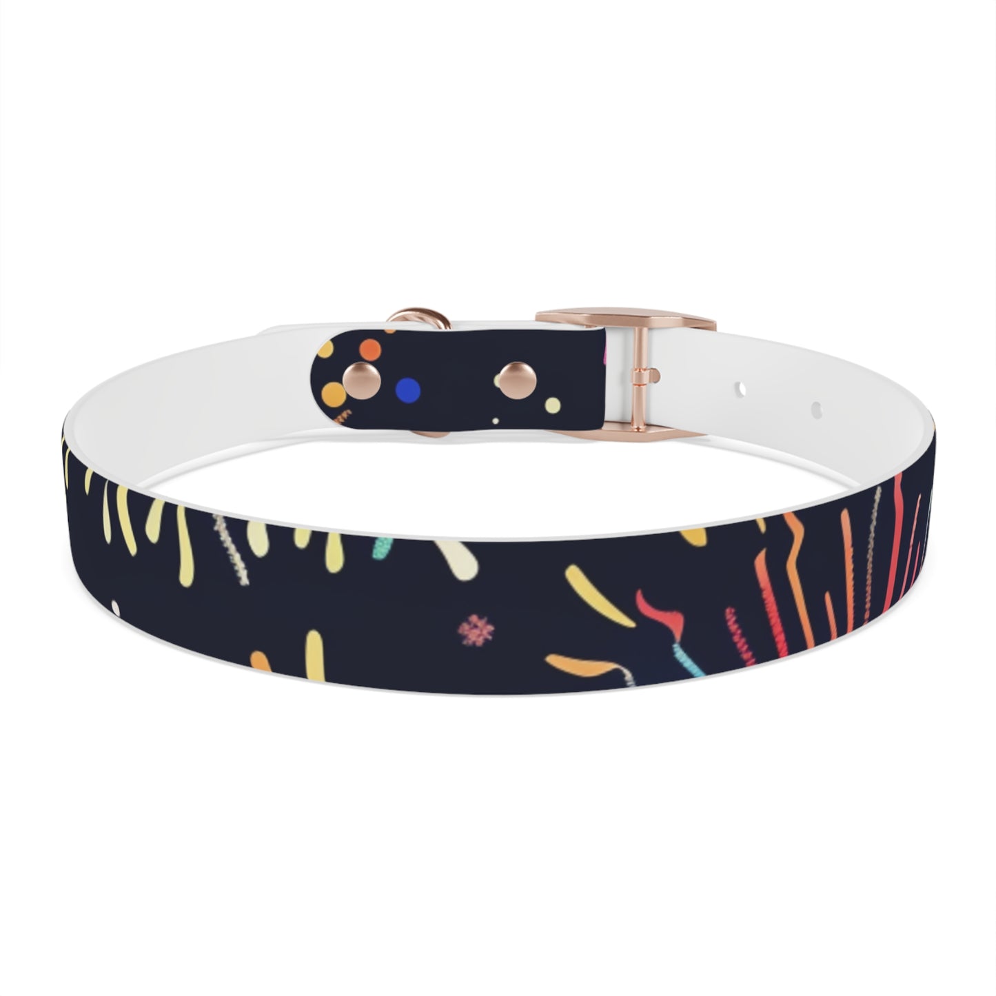 Festive Fireworks Dog Collar: Vibrant and Fun!