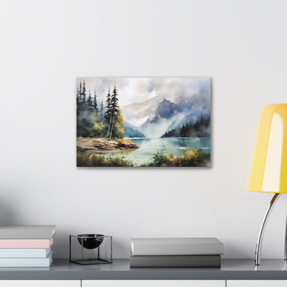 Wilderness Lake Forrest Canvas Print