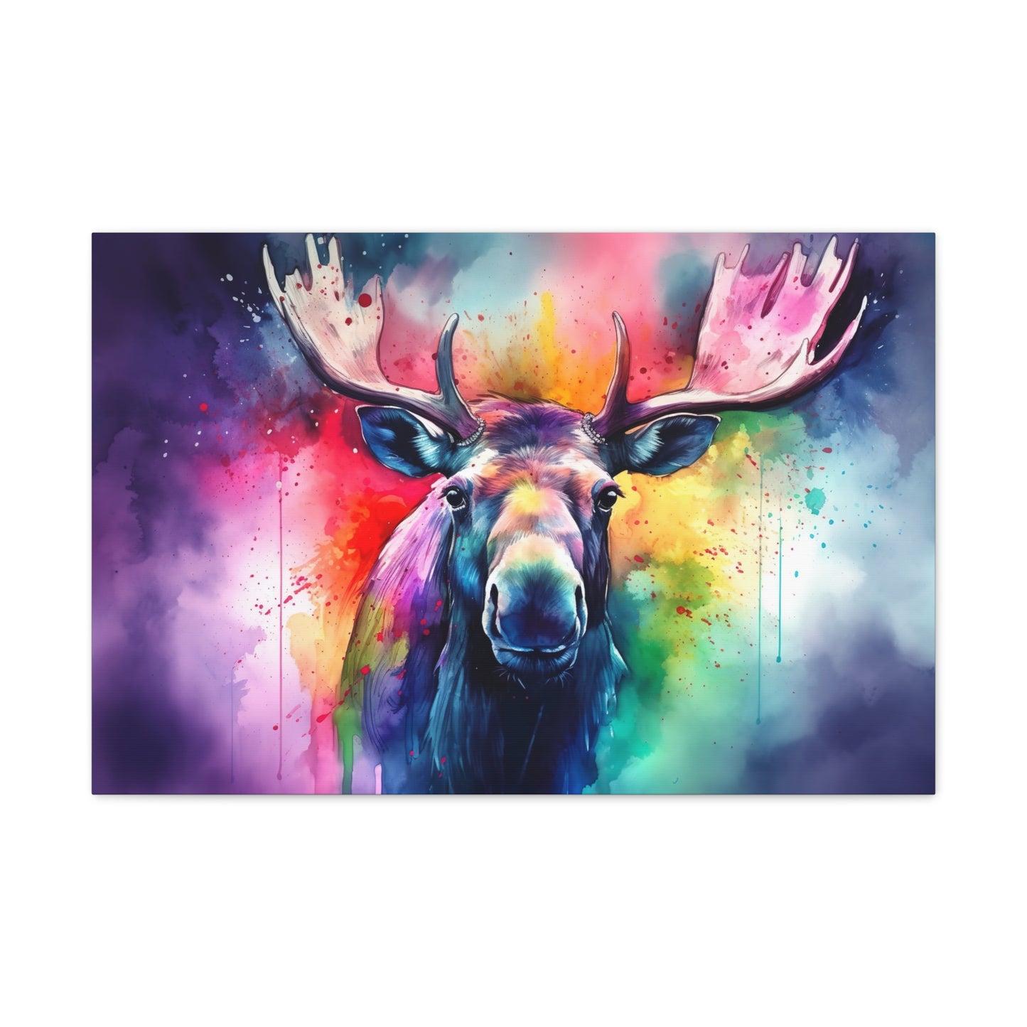 Majestic Moose Canvas Print | Canvas | Art & Wall Decor, Canvas, Fall Picks, Hanging Hardware, Home & Living, Indoor, Top Spring Products, Valentine's Day promotion | Prints with Passion