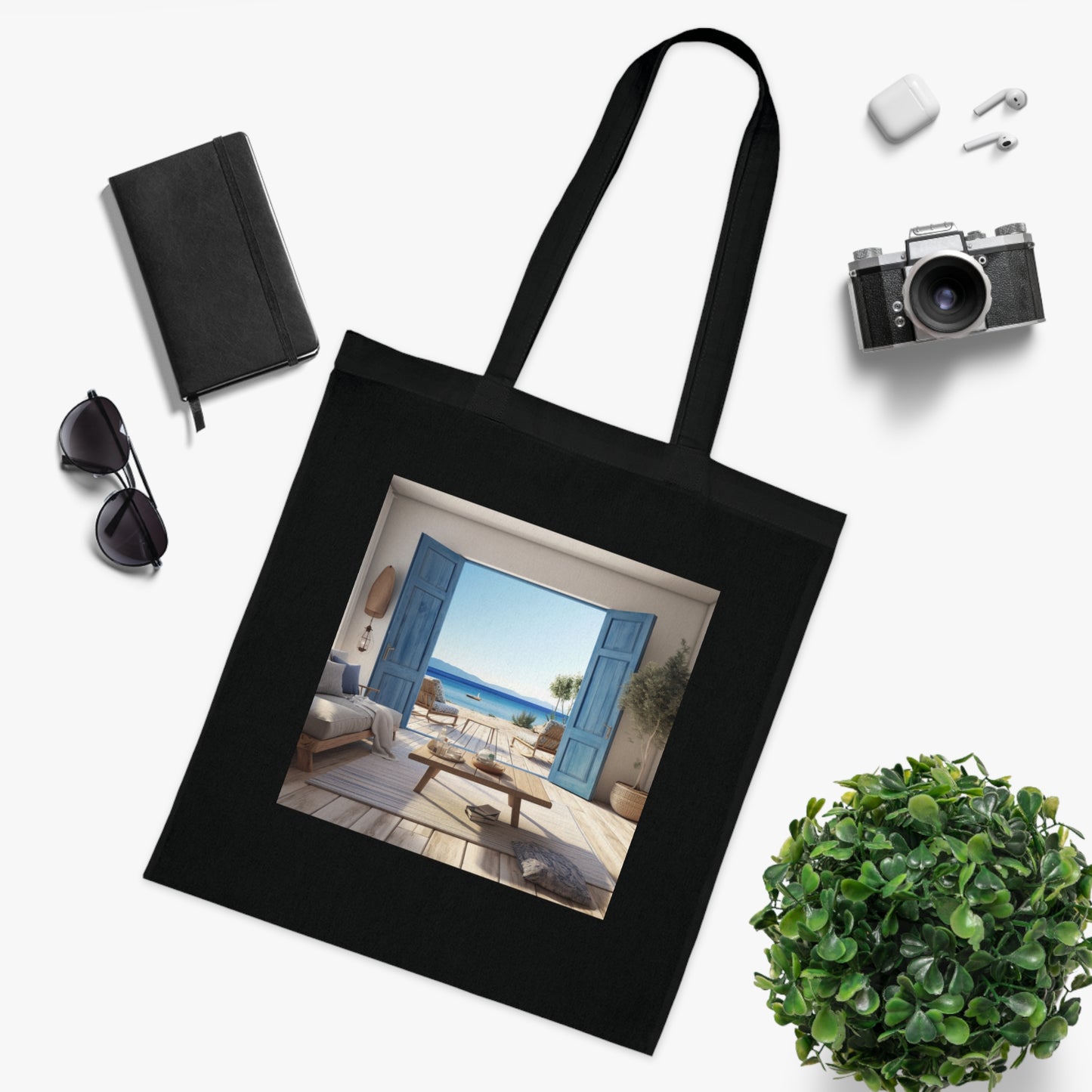 Rustic Window Views Tote Bag