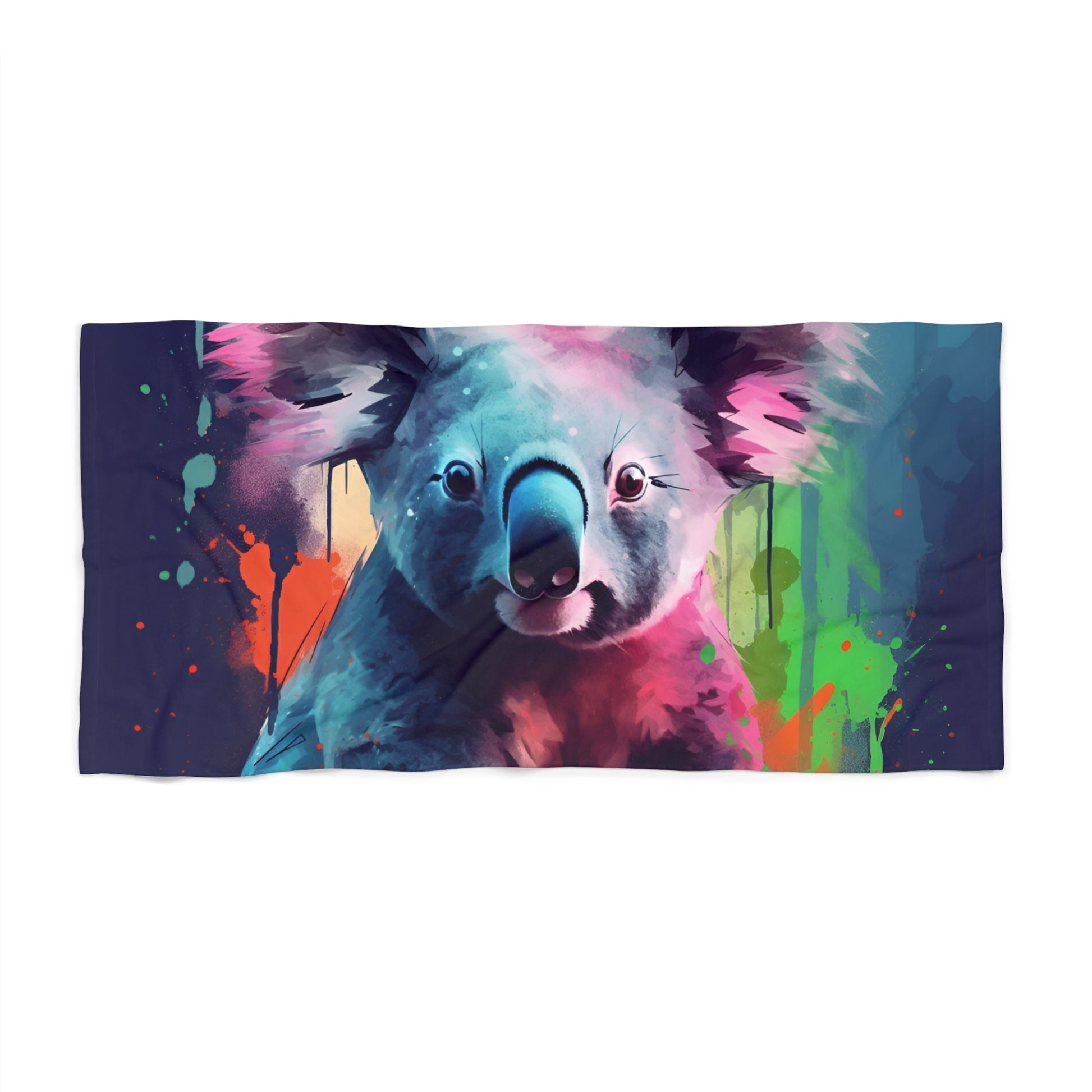 our Koala Gardens Watercolor Beach Towels are a must-have accessory. Treat yourself to luxury and style with these adorable towels.