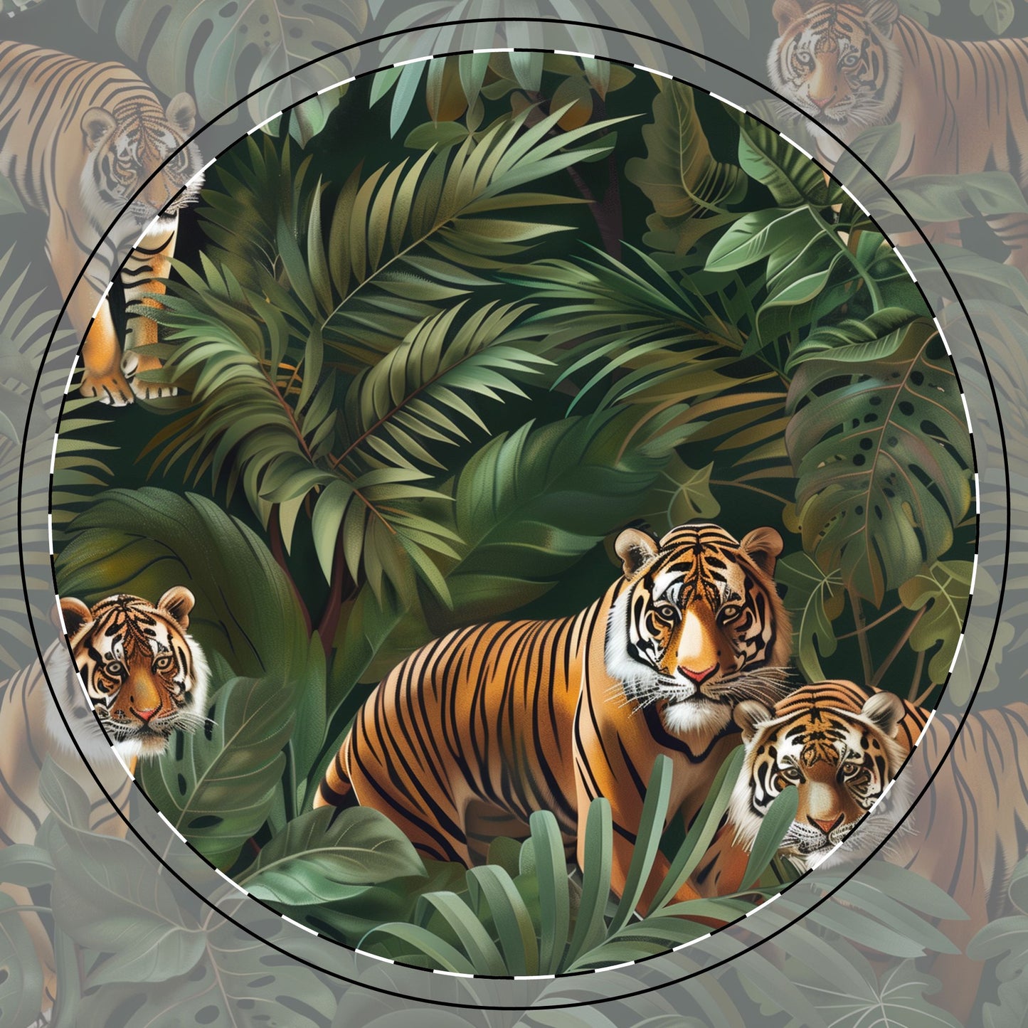 Tiger Jungle Safari Coasters