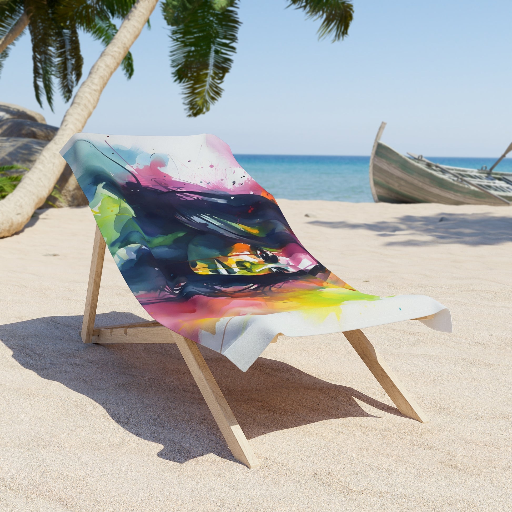 Genesis Neon  RGB beach towel