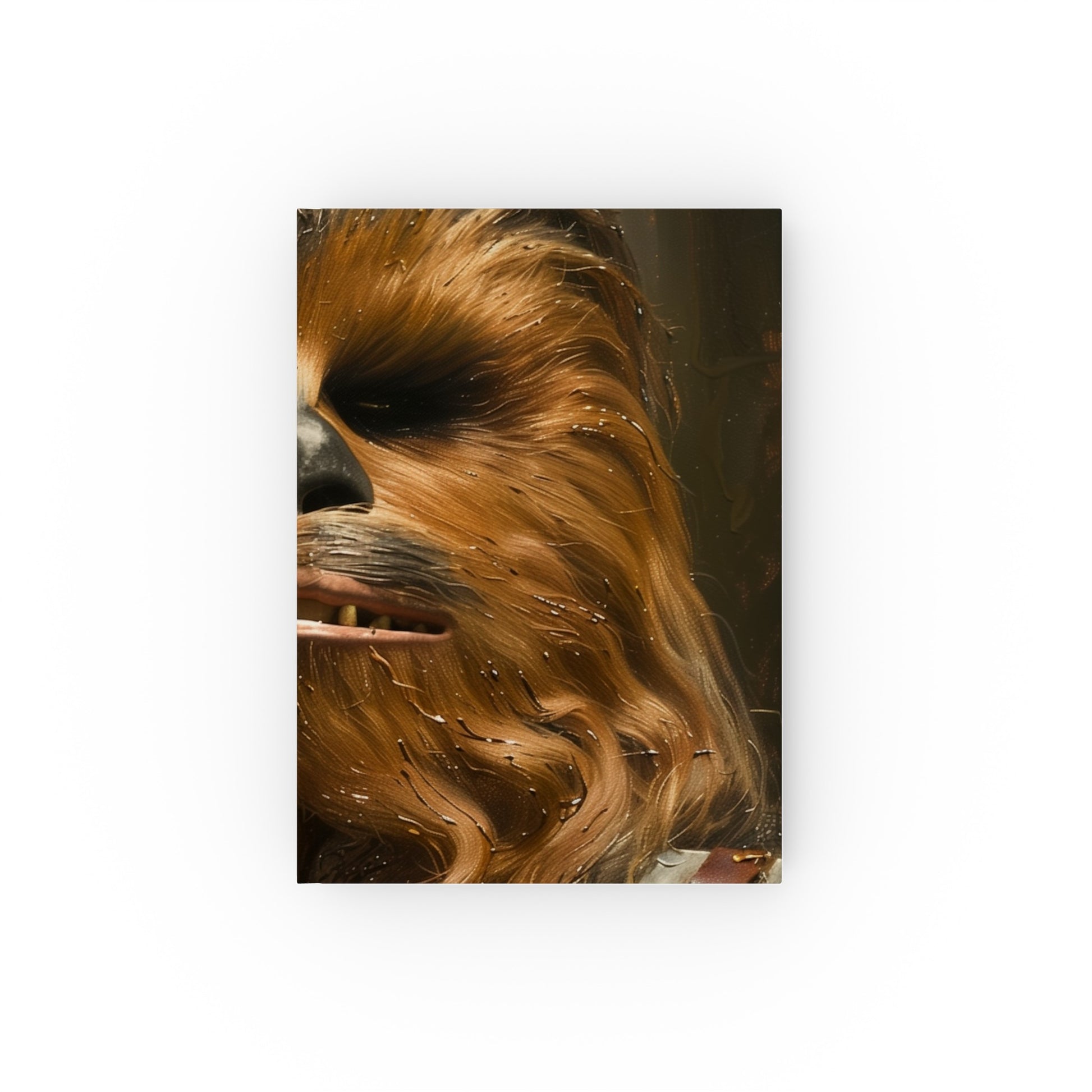 "Chewbacca Wookiee's Journal - Galactic adventures with iconic co-pilot, high-quality material, versatile, perfect for all seasons. Makes a great gift!"