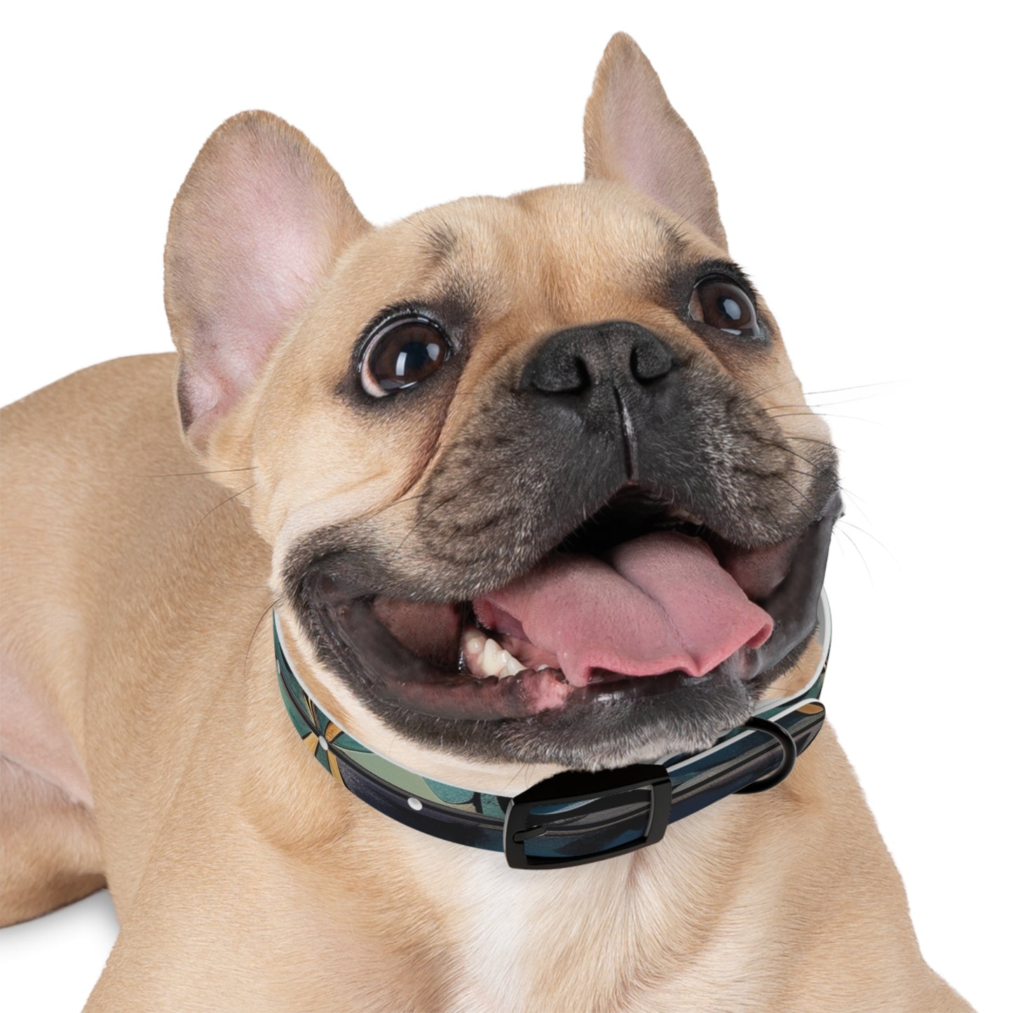 Artisan Tiles Dog Collar: Stylish & Durable