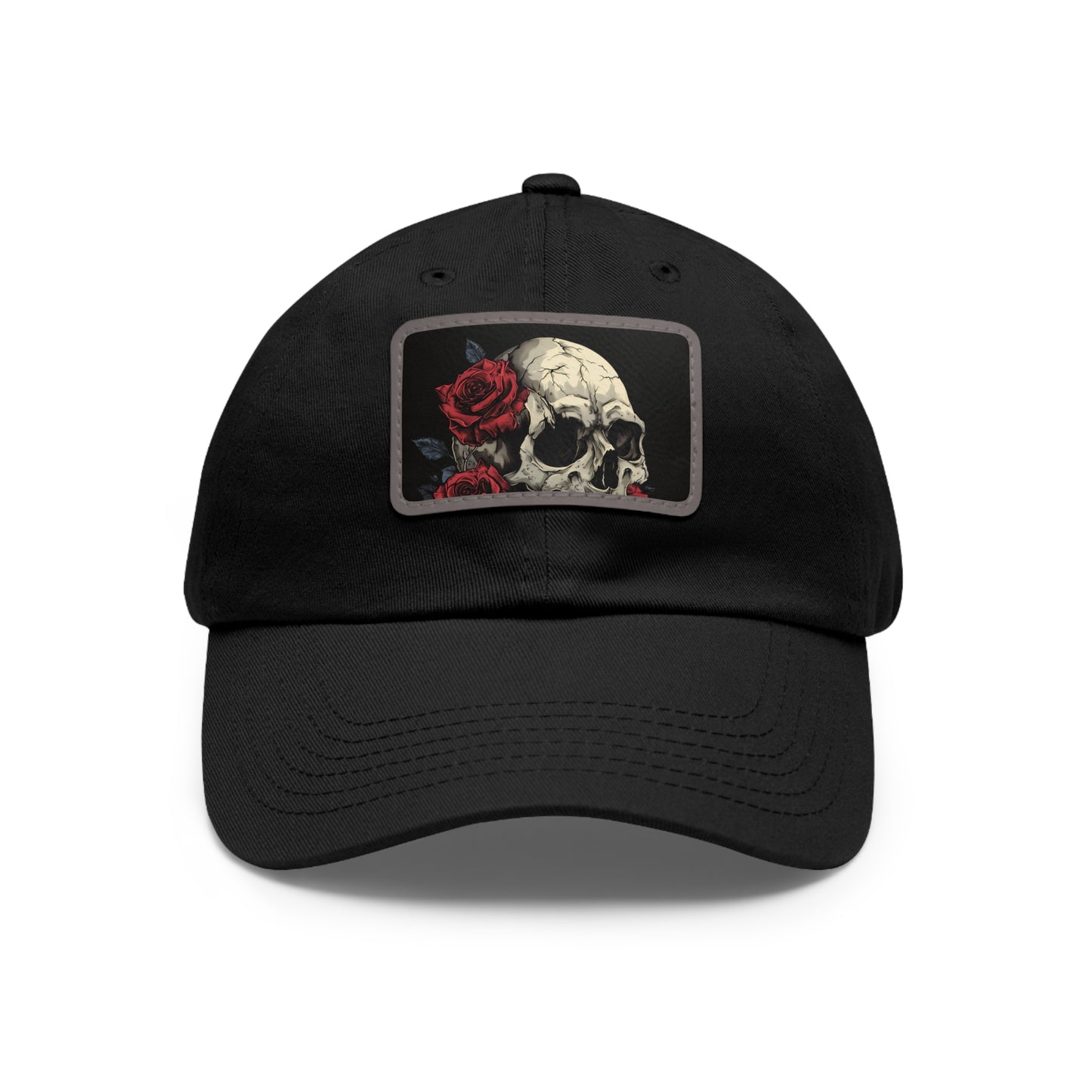 Midnight Bloom Gothic Skull Cap