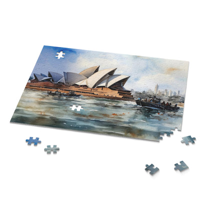 Sydney Opera House jigsaw puzzle - Piece together the iconic masterpiece at home