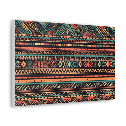 Vintage Aztec Canvas Print