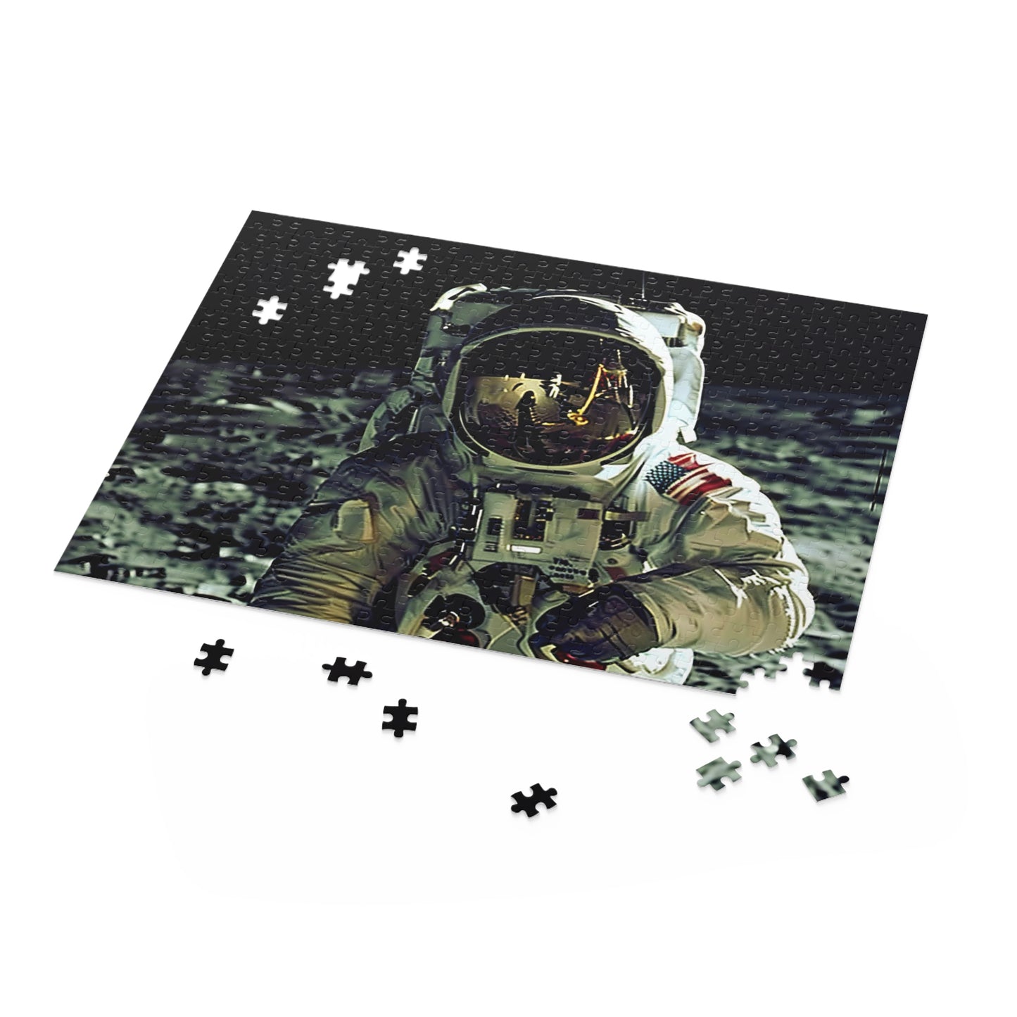 "Space Man Puzzle - Engaging astronaut jigsaw puzzle for hours of cosmic fun"