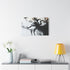 Shadow Creature Rising from Ink Puddle — Canvas Wall Art — Product Detail View 7