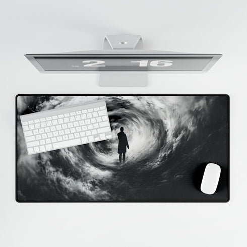 A Person Lost in a Dark Swirling Abyss Gaming XXL Extended Desk Mat
