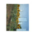 Sunflower Field with Floating Mirrors — Plush Fleece Throw Blanket — Product Detail View 7