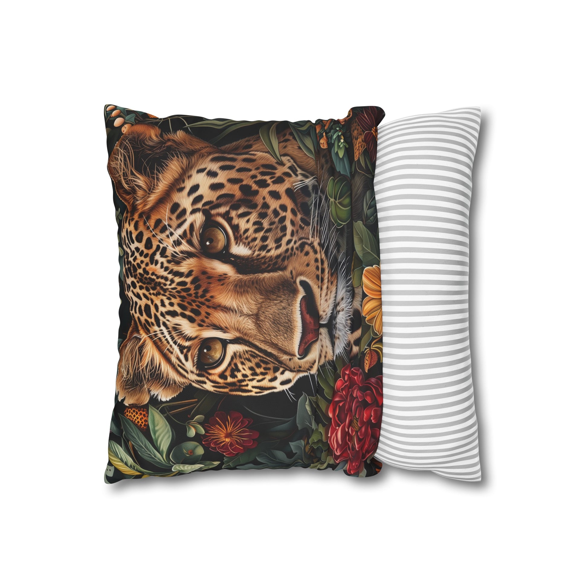 "Wild and Stylish Cheetah Spirit Pillowcase - High-quality, comfortable, and perfect for all seasons. Makes a great gift. Shop now at Prints with Passion."