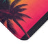 80s Retro Miami Neon Sunset — 61×43 Memory Foam Bath Mat — Cushioned Memory Foam & Microfibre Close-Up