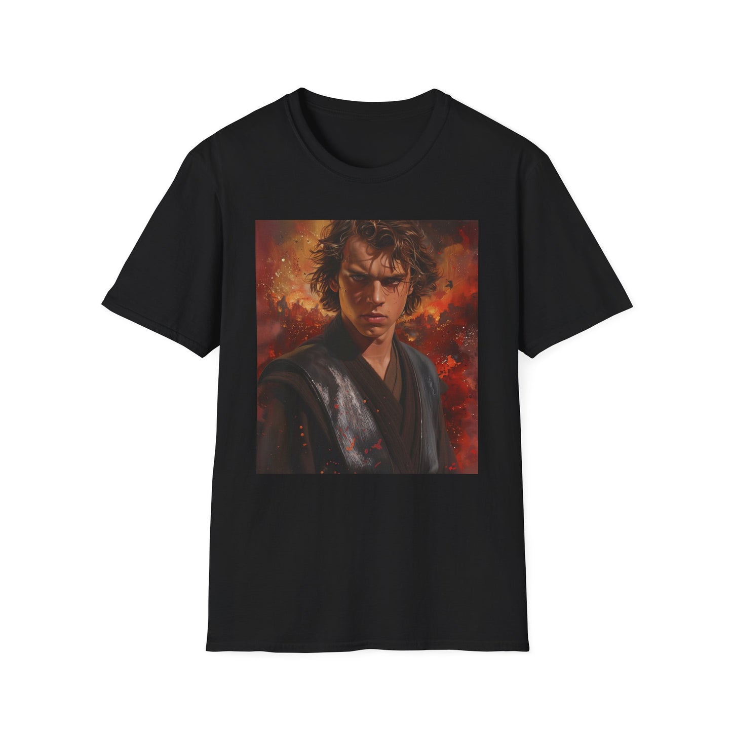 From Darkness to Light: The Transformation of Anakin Skywalker | T-Shirt | Cotton, Crew neck, DTG, Men's Clothing, Neck Labels, Regular fit, T-shirts, Women's Clothing | Prints with Passion